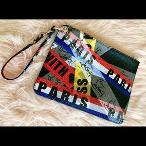 Louboutin Wrist Clutch